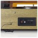 Lenco TT-41OK Turntable with Radio, Bluetooth and Speakers - Rear Close