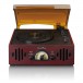 Lenco TT-43WA Turntable with Radio, Bluetooth and Speakers - Front Open