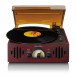 Lenco TT-43WA Turntable with Radio, Bluetooth and Speakers - Front Open vinyl