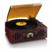 Lenco TT-43WA Turntable with Radio, Bluetooth and Speakers - Angle Open