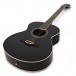 Concert Left-Handed Electro-Acoustic Guitar by Gear4music, Black