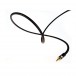 Fisual S-Flex Black Custom Made 3.5mm Jack To Jack Cable, 1m