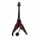 Wood Violins Viper 4 String Electric Violin, Deep Red Quilt