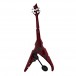 Wood Violins Viper 4 String Electric Violin, Deep Red Quilt