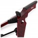 Wood Violins Viper 4 String Electric Violin, Deep Red Quilt