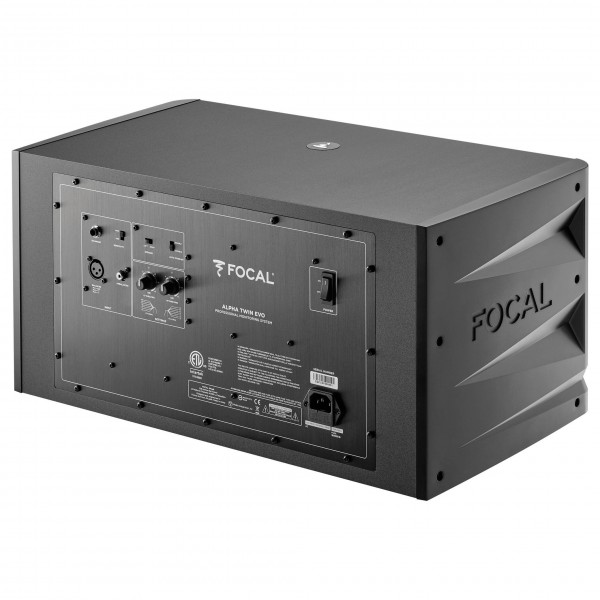 Focal Alpha Twin Studio Monitor - Angled Rear