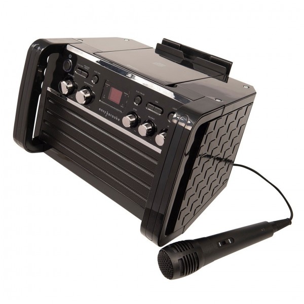 Easy Karaoke Bluetooth Karaoke System with LED Effects & 1 Microphone - off