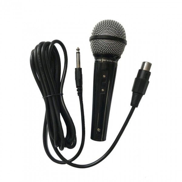 Easy Karaoke Wired Microphone, Black - main