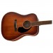 Fender Paramount PD-220E Dreadnought, Aged Cognac Burst body