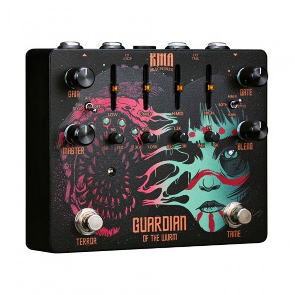 ギター KMA MACHINES GUARDIAN OF THE WURM KMA Machines Guardian of the Wurm Distortion Pedal | Gear4music