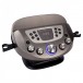 Easy Karaoke Smart Bluetooth System with Light Effects & 1 Microphone - front holders