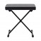 K&M 14065 Keyboard Bench, Imitation Leather, Black