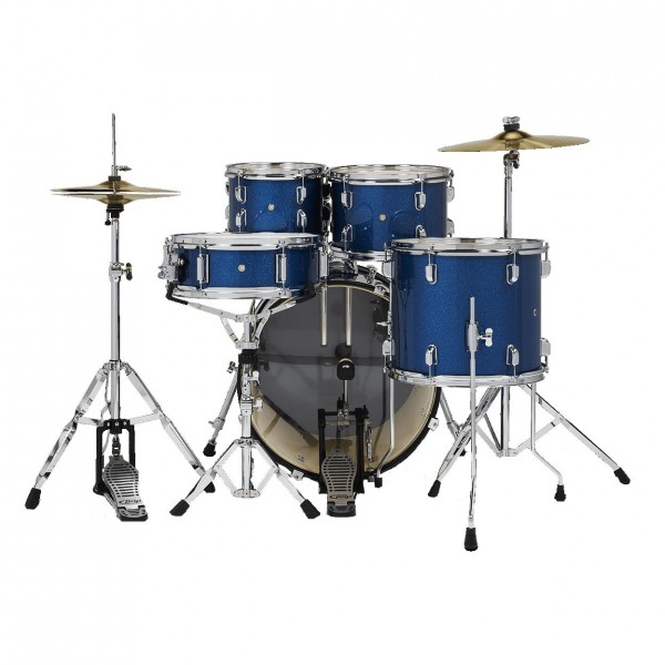 PDP Center Stage 5pc Complete Kit, Royal Blue Sparkle - Back