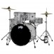 PDP Center Stage 5pc Complete Kit, Diamond White Sparkle - Side