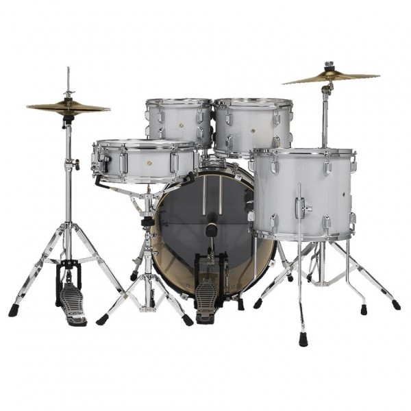 PDP Center Stage 5pc Complete Kit, Diamond White Sparkle - Back