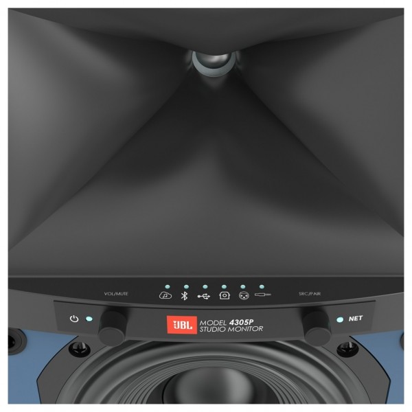 JBL 4305P Wireless Studio Monitor Speakers, Natural Walnut Zoom 