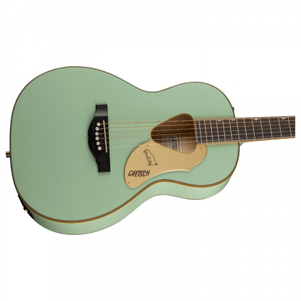 Gretsch G5021E Rancher Penguin Parlor Electro Acoustic, Mint Metallic body