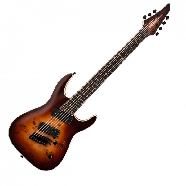 Jackson Concept Series Soloist SLAT7P HT MS, Satin Bourbon Burst - front