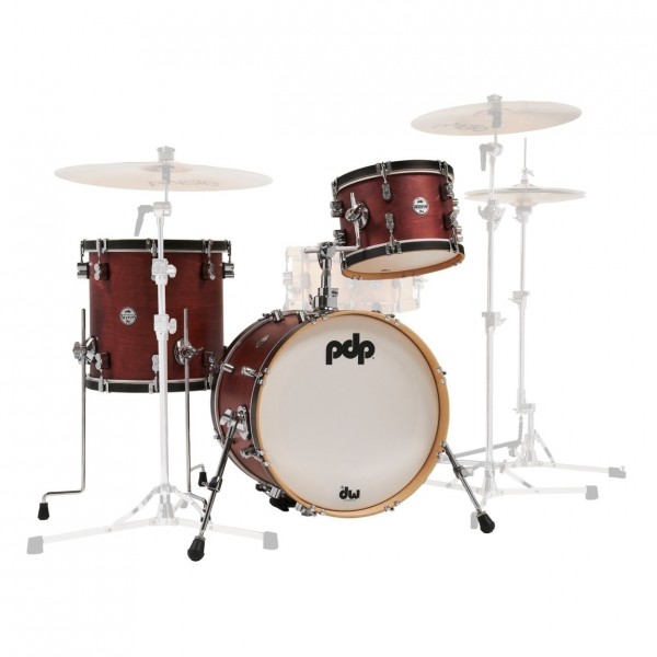 PDP Concept Classic 18'' Shell Pack, Ox Blood Stain