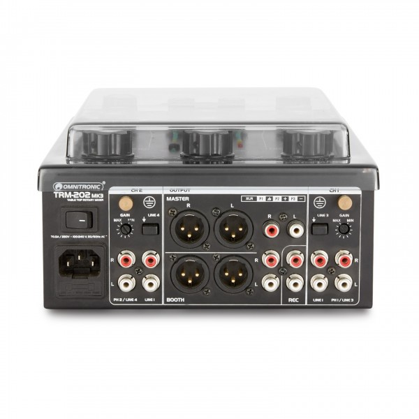 Omnitronic TRM-202 Rotary Mixer Cover - Rear