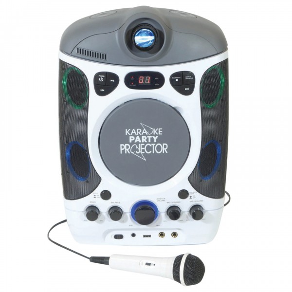 Mr Entertainer CDG Bluetooth Karaoke Player with LED Projector & Disc - Full Machine