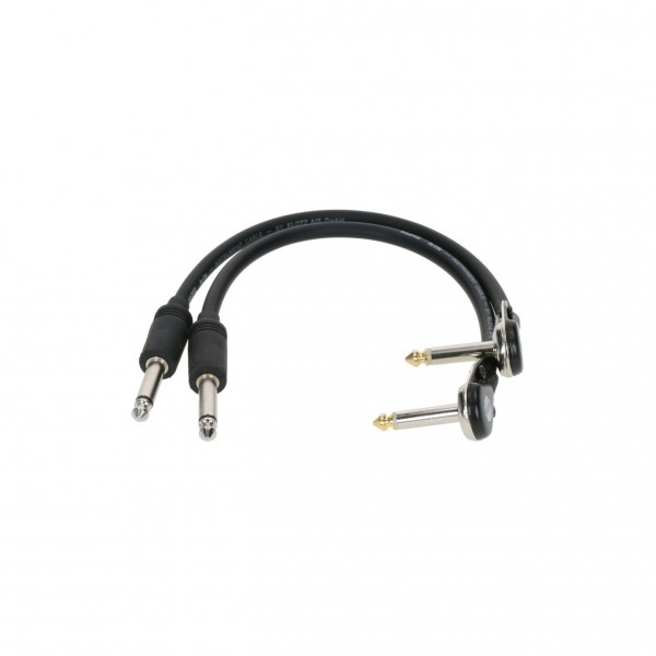 Klotz Pro Patch Cable, Angled Jack to Straight Jack, 0.6m - main