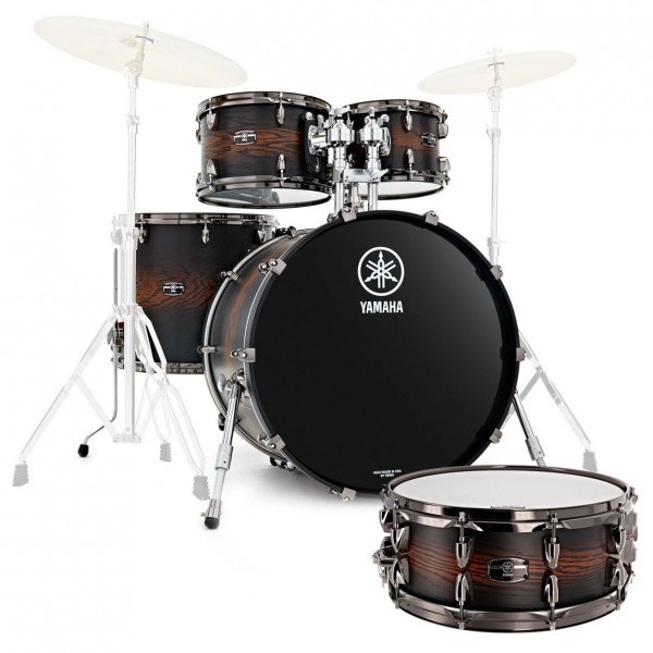 Yamaha Live Custom Hybrid w/Free Matching Snare, Earth Sunburst - Main