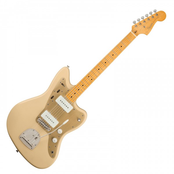 Squier 40th Anniversary Jazzmaster Vintage Edition, Satin Desert Sand at  Gear4music