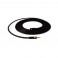 Fisual S-Flex Black Custom 3.5mm Jack Headphone Extension Cable, 2m