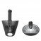 Flare Audio Calmer Pro Mini, aluminium i czarny silikon