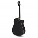 Dreadnought Left-Handed Cutaway Acoustic Guitar by Gear4music, Black