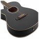 Student Left Handed Acoustic Guitar by Gear4music, Black