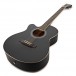 Student Left Handed Acoustic Guitar by Gear4music, Black