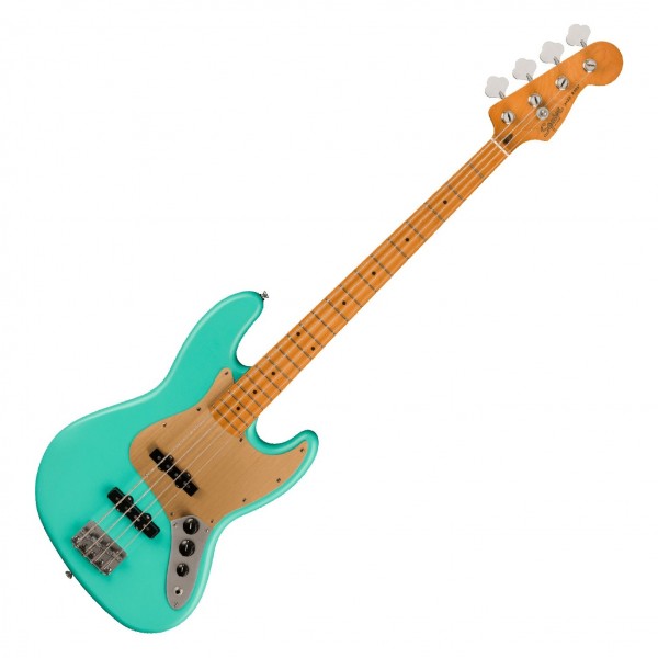 Squier 40th Anniversary Jazz Bass, Satin Seafoam Green