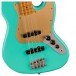 Squier 40th Anniversary Jazz Bass, Satin Seafoam Green - close up