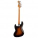 Squier 40th Anniversary Jazz Bass, Satin Wide 2-Color Sunburst - back