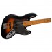 Squier 40th Anniversary Jazz Bass, Satin Wide 2-Color Sunburst - body