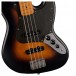 Squier 40th Anniversary Jazz Bass, Satin Wide 2-Color Sunburst - close up