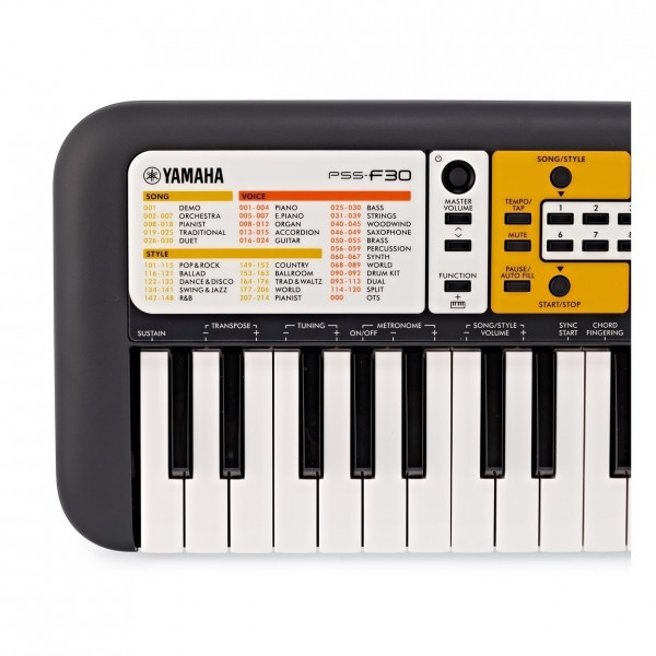Yamaha PSS F30 Portable Keyboard - Close-up 1