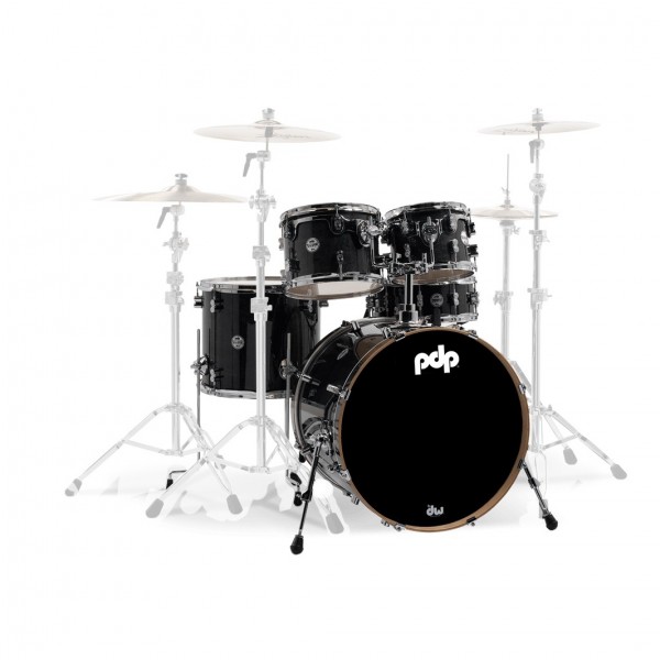 PDP Concept Maple 20'' 5pc Shell Pack, Pearlescent Black