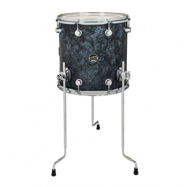 DW Performance Series 14" x 14" Floor Tom, Maple, Black Diamond