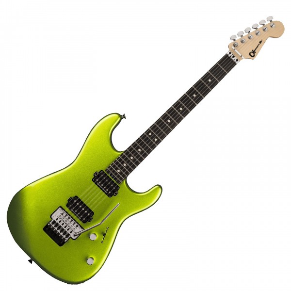 Charvel Pro-Mod San Dimas Style 1 HH FR E, Lime Green Metallic