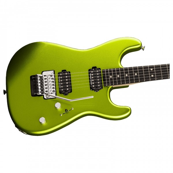 Charvel Pro-Mod San Dimas Style 1 HH FR E, Lime Green Metallic at