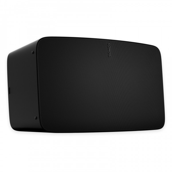 Sonos FIVE Premium Speaker, Black - Angled