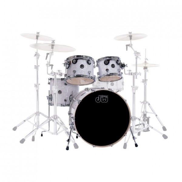 DW Performance Series, 22" 4pc finish ply Pewter Sparkle Shell Pack 