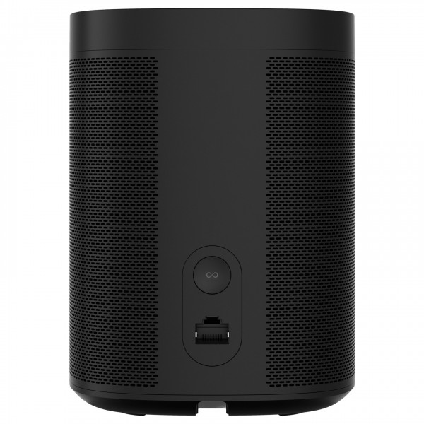Sonos ONE MK2 Smart Speaker, Black - Rear