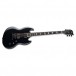 ESP LTD VIPER-1000 Baritone, Black Satin - angle