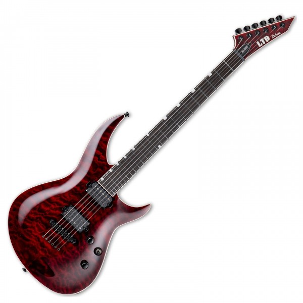 ESP LTD H3-1000 QM, See Thru Black Cherry