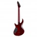 ESP LTD H3-1000 QM, See Thru Black Cherry back