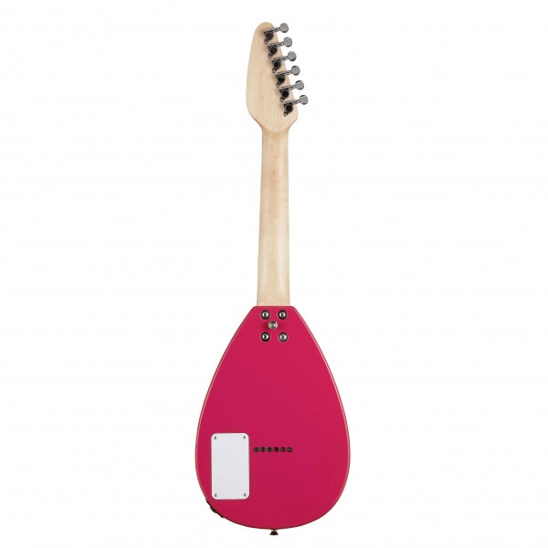 Vox Mark 3 Mini Electric Guitar, Loud Red back